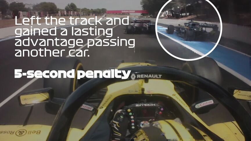 Why Ricciardo received two post-race penalties in France