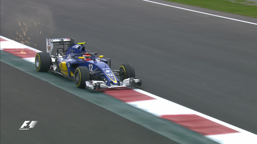 FP1: Red flags as Nasr’s front wing explodes