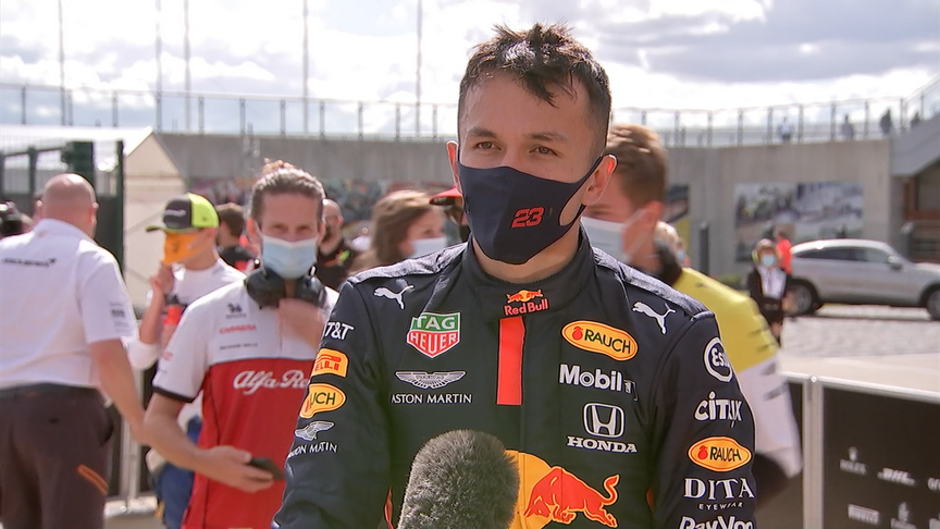 Alexander Albon sees his British GP clash with Magnussen as '50-50' in terms of blame