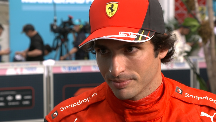 Sainz happy with 'progress' after qualifying P2 in Florida