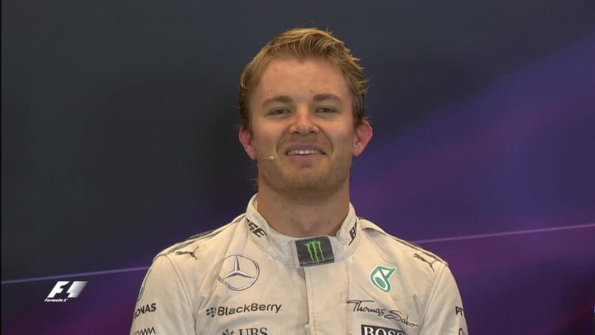 Nico Rosberg Interview nach dem Qualifying in den USA