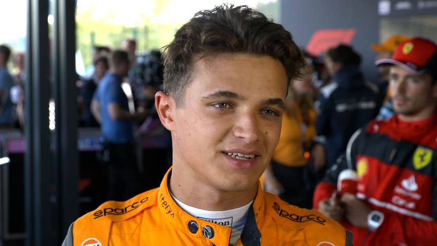 Lando Norris relives 'tough race' at Spa-Francorchamps