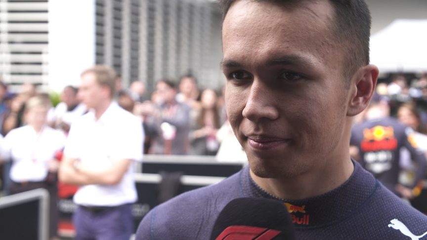 Alexander Albon: A 'strange' day in Mexico City