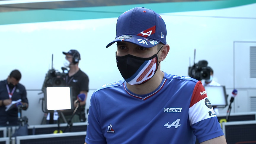 Esteban Ocon admits going out in Q1 is 'not acceptable'