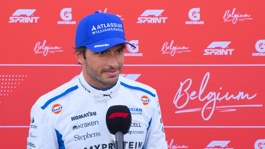 'It was a big turnaround from the team and myself' - Sainz upbeat after Sprint Qualifying