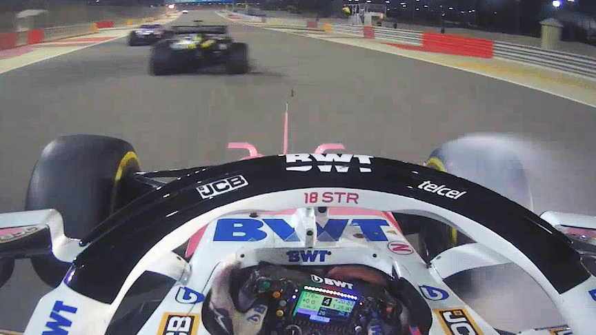 2020 Sakhir Grand Prix: Stroll nearly crashes under Safety Car