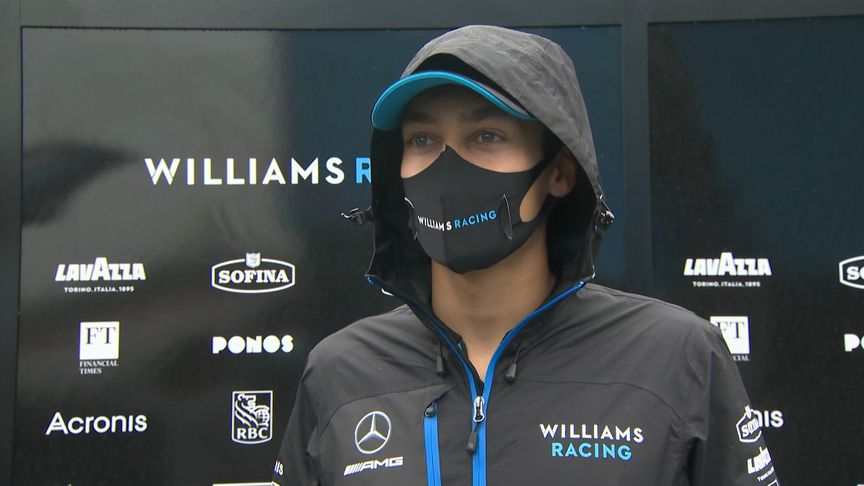 George Russell: If rain comes on Saturday, I'll be 'ready to pounce'