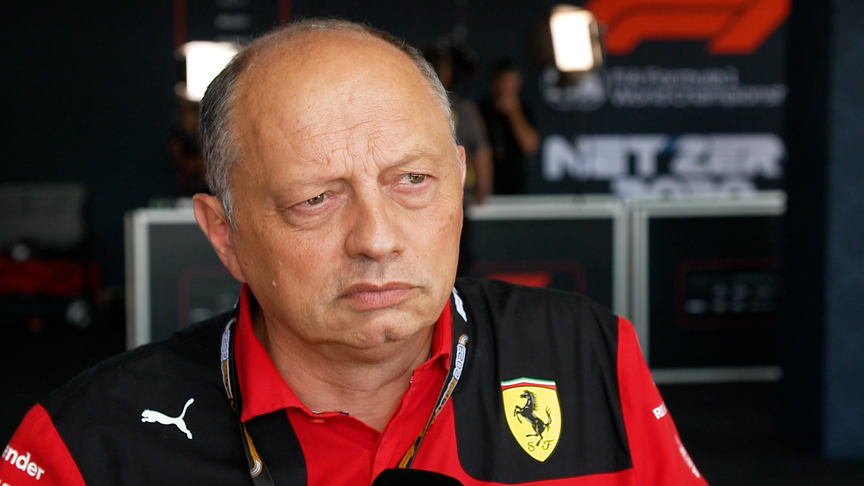 Team boss Fred Vasseur hoping Silverstone confirms ‘good step forward’ for Ferrari