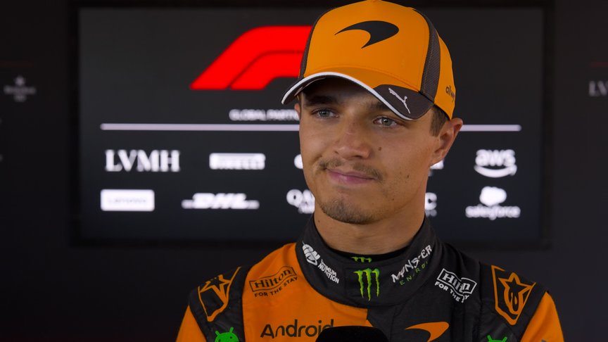 'It's good to be on pole' - Norris reflects after taking P1 in Hungary