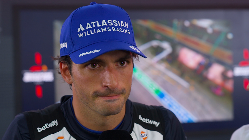 Sainz explains how Williams went from top eight pace to P13 in Qualifying