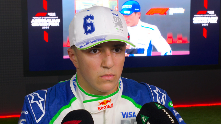 ‘We handled it perfectly until the final corner of the final lap’ – Hadjar on P8 in Baku