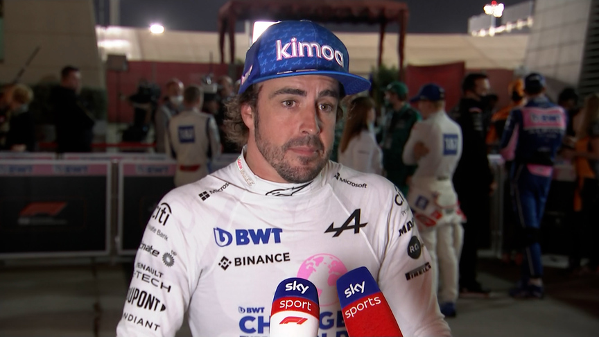 Fernando Alonso: Alpine 'have to be happy' with both cars scoring points in Bahrain GP