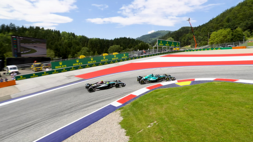 2024 Austrian GP FP1: Hamilton has near miss with Stroll in first practice