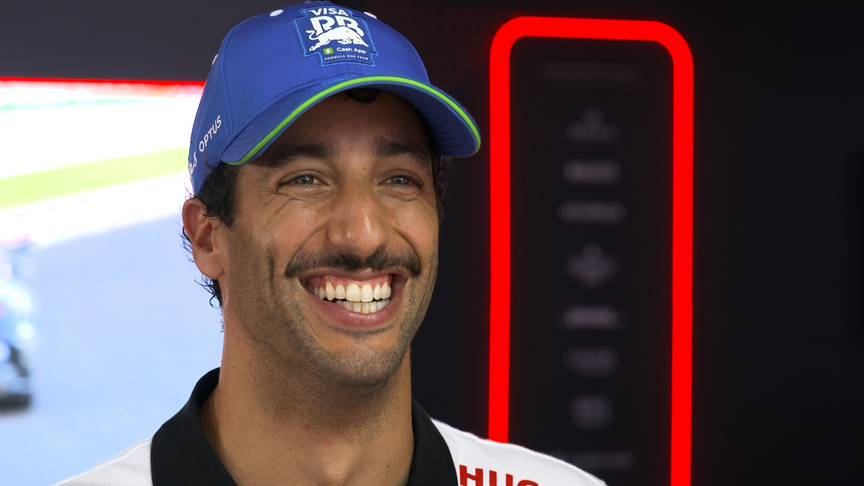 Daniel Ricciardo 'much happier' in FP2 after P8 performance