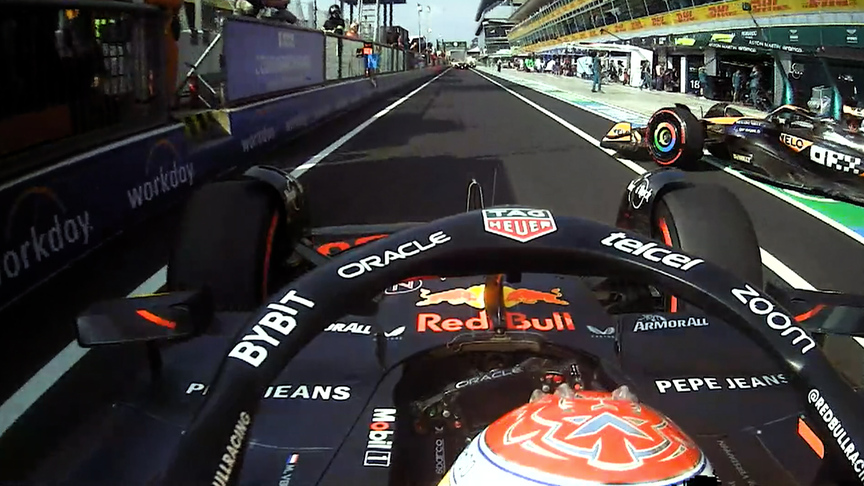 Monza Qualifying: Verstappen's close calls in the pit lane 