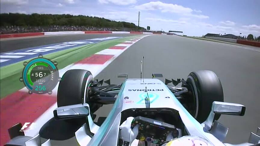 Onboard pole position lap - Britain