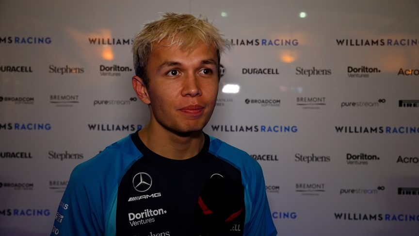 Williams 'definitely quicker' than last year - Alex Albon 