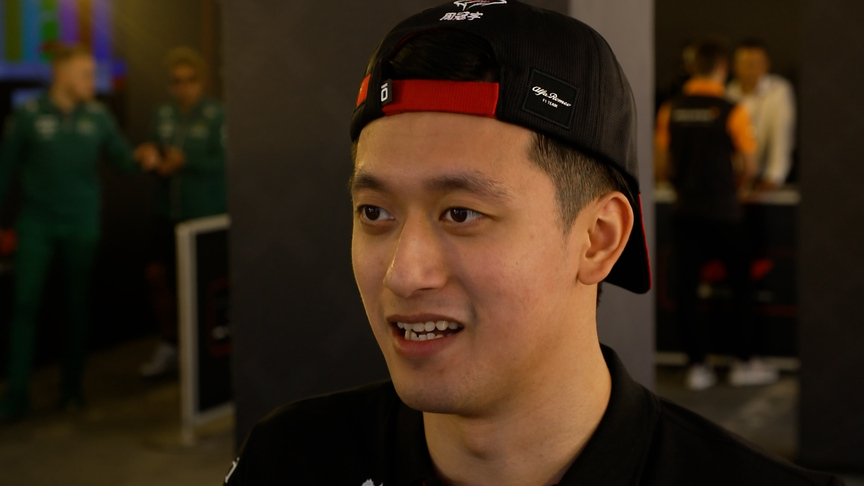 Zhou Guanyu feels he's made 'a massive step' in 2023