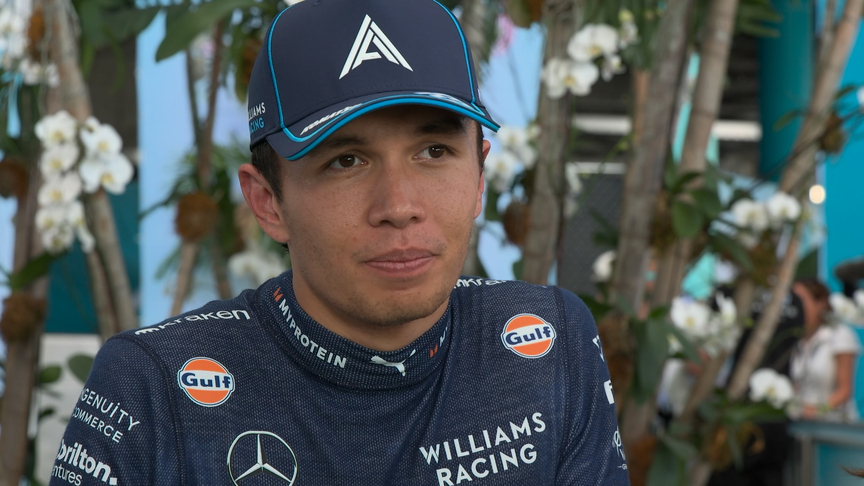 Albon explains ‘challenge’ of tyre management in Miami heat