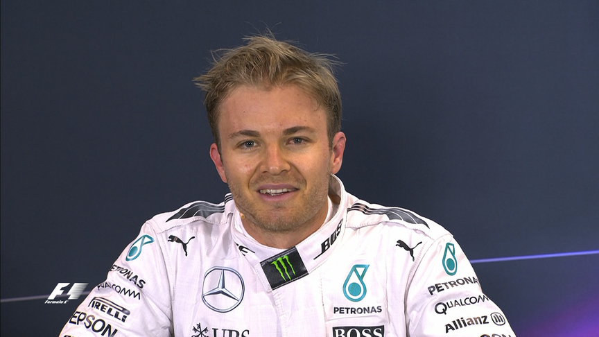 Nico Rosberg interview nach dem Qualifying in Australien