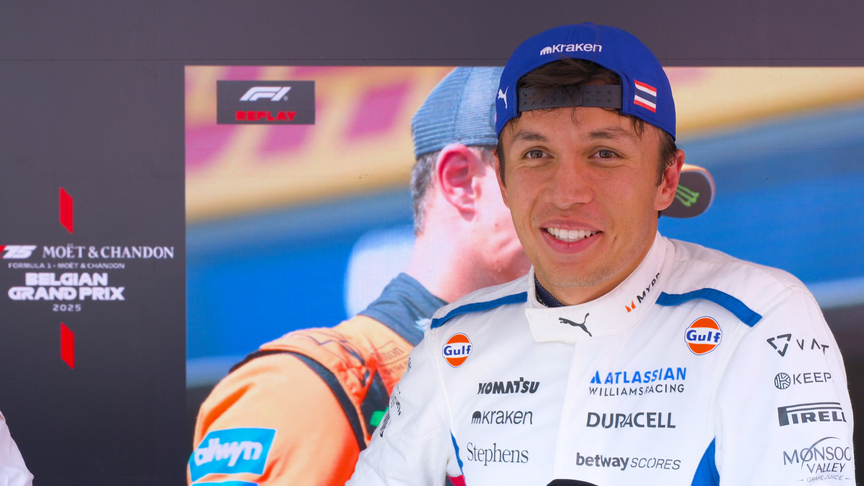 Albon 'really happy' with P5 in Qualifying at Spa