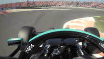 2021 Dutch GP FP1: Onboard for Lewis Hamilton’s fastest lap