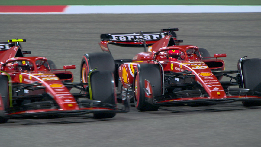 2024 Bahrain Grand Prix: Ferraris go wheel-to-wheel as Sainz takes P3 from Leclerc