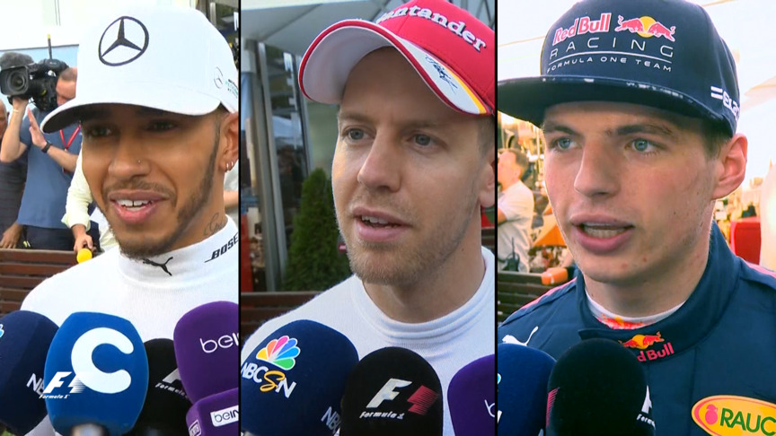 Drivers report back after qualifying in Australia