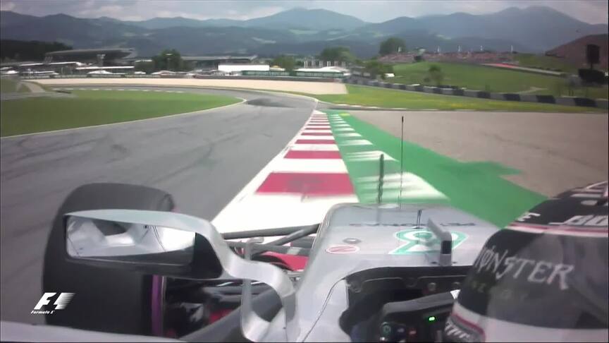 Onboard pole position lap - Valtteri Bottas, Austria 2017