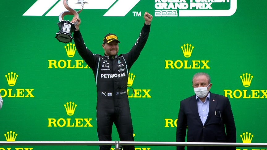 The best moments from a dominant display by Valtteri Bottas in Turkey