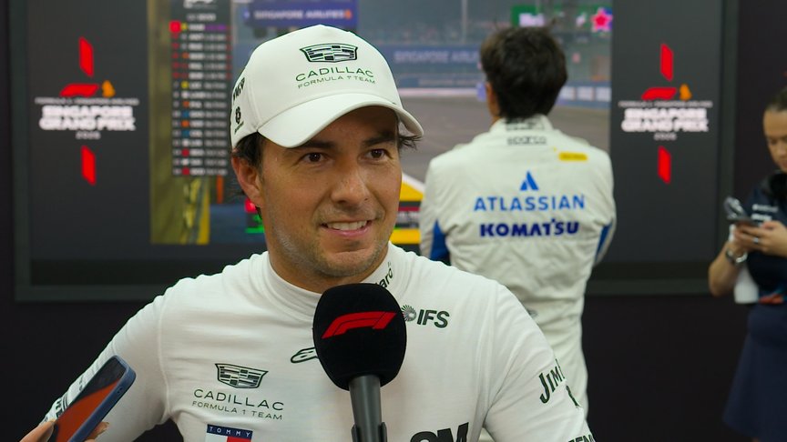 Perez pleased with very strong lap in Singapore Qualifying