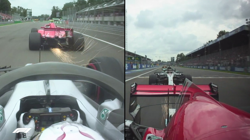 ONBOARD: Raikkonen and Hamilton's brilliant battle for the lead