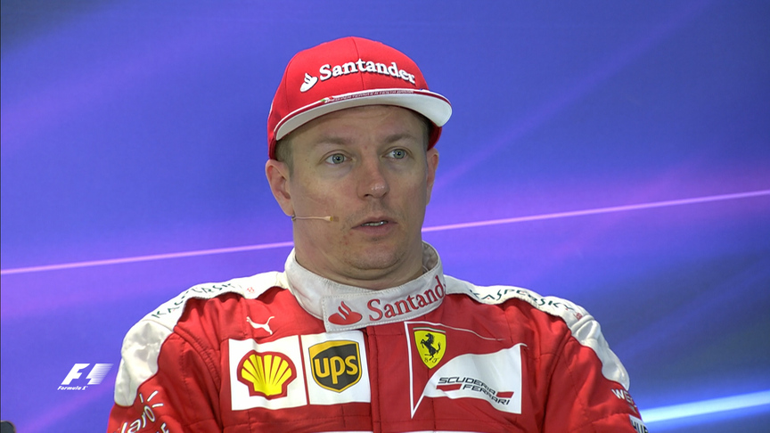 Kimi Räikkönen haastattelu kilpailun jälkeen Venäjällä