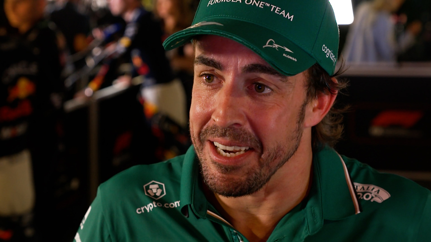 ‘I feel super happy’ insists beaming Alonso, despite post-race penalty confusion