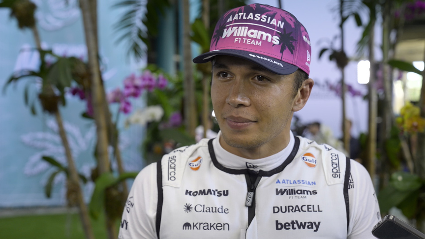 Albon explains ‘frustrating’ power unit issue that hampered him in Qualifying