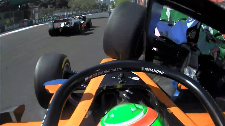 Dramatic crash wipes out leaders in Baku F2 Sprint Race