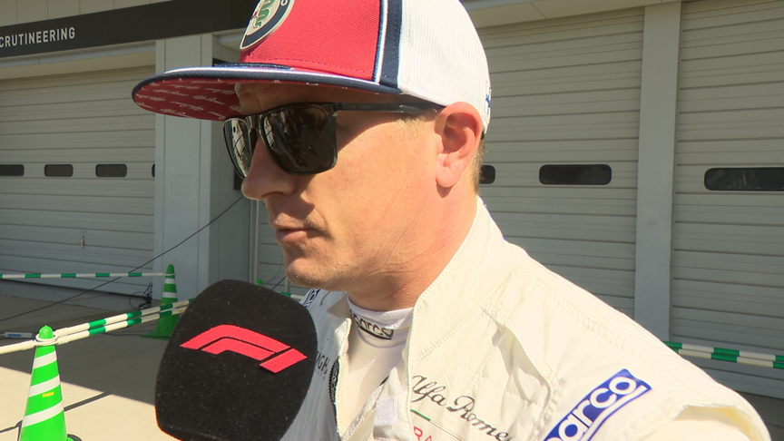 Kimi Rakkonen: 'Wind affected a few places'