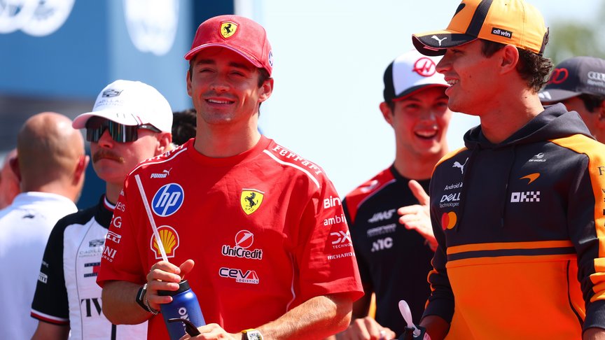 Driver arrivals: Race day at Monza