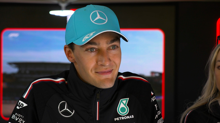 Russell 'really excited to be back' after topping FP2 in Zandvoort