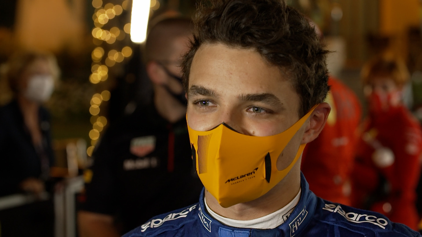 Lando Norris 'very happy with P4' at Bahrain Grand Prix