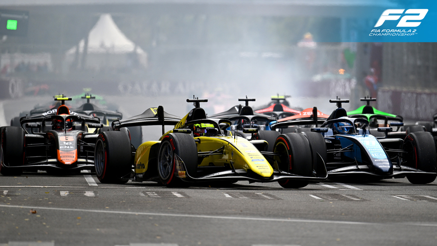 Formula 2 Highlights: 2025 Baku Sprint Race