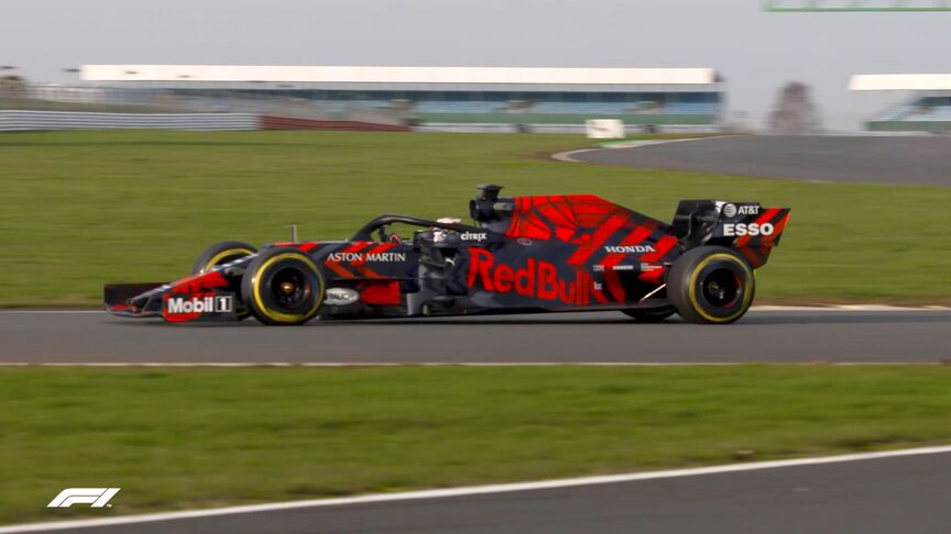 Red Bull shakedown first Honda-powered car in one-off livery