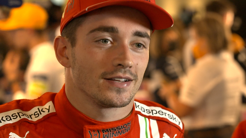 P10 Leclerc 'lost too many positions' on first safety car at Abu Dhabi GP