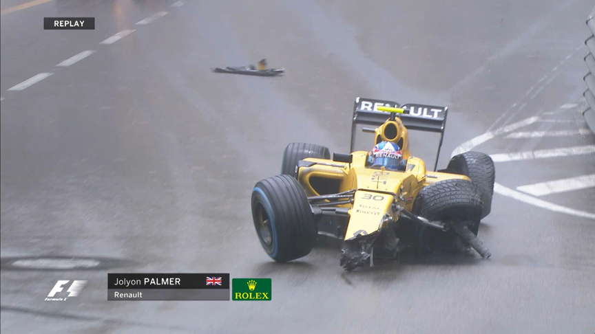 Race: Palmer's Monaco weekend ends badly