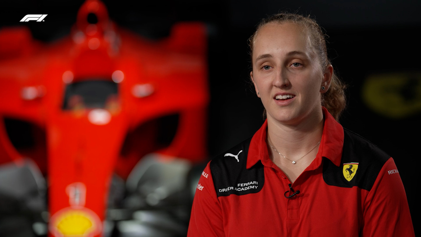 Maya Weug reflects on her journey so far in the Ferrari Driver Academy in her untold story