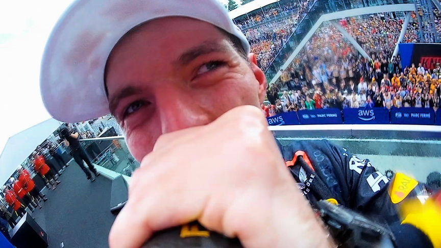 2024 Canadian Grand Prix: Max Verstappen enjoys return to top step with 'champagne cam'