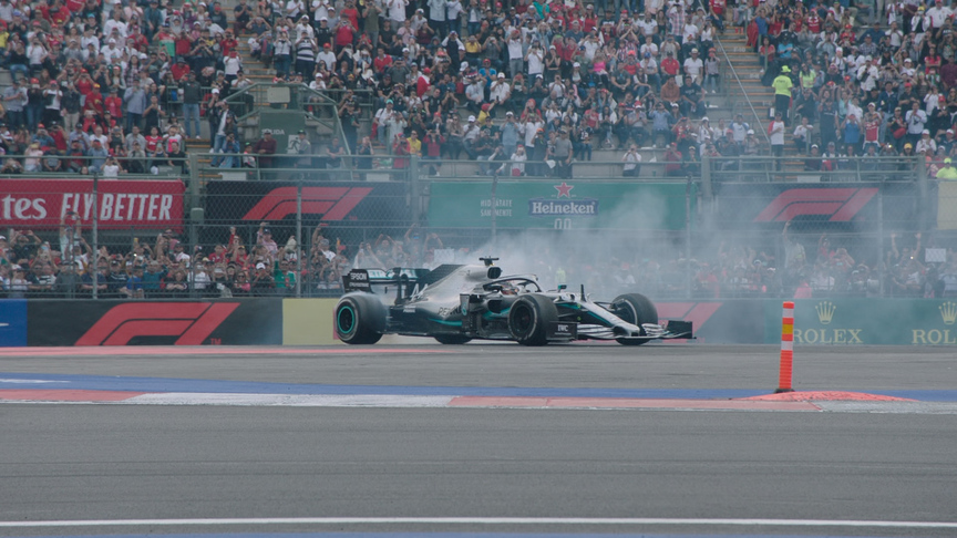 MEXICAN GP: Super Hamilton celebrates Mexico win with donuts