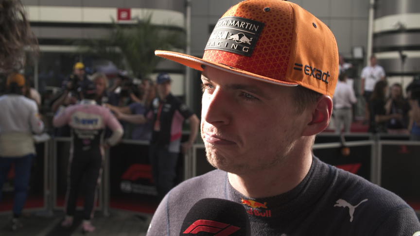 Max Verstappen: 'We had luck... but I'm satisfied'