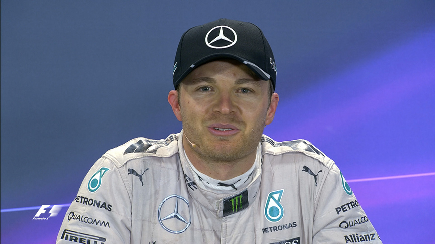 Nico Rosberg interview nach dem Rennen in Russland