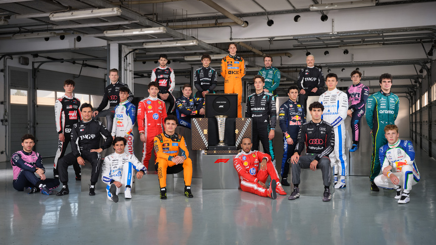 Behind the scenes of the F1 class of 2026 shoot